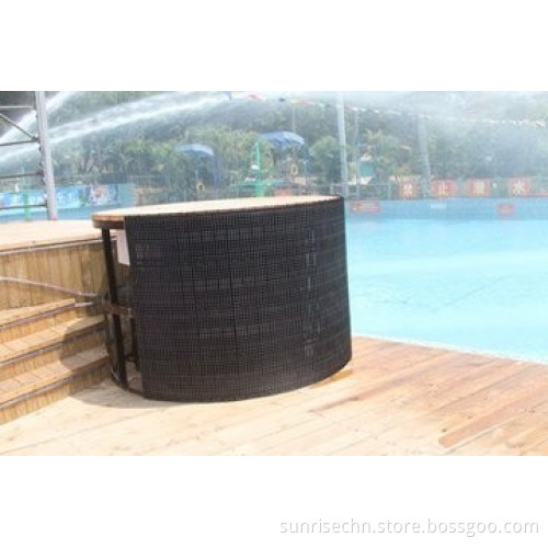 Full Color P4 LED Module: Innovative Curved and Soft Film Display Solution for Building Advertising